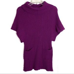 Confess Short Sleeve Sweater Top Size Small